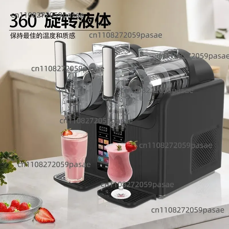 Household Small Ice Machine Fully Automatic Snow Melting Milkshake Multifunctional Drink Smoothie Machine Parallel Bar Ice