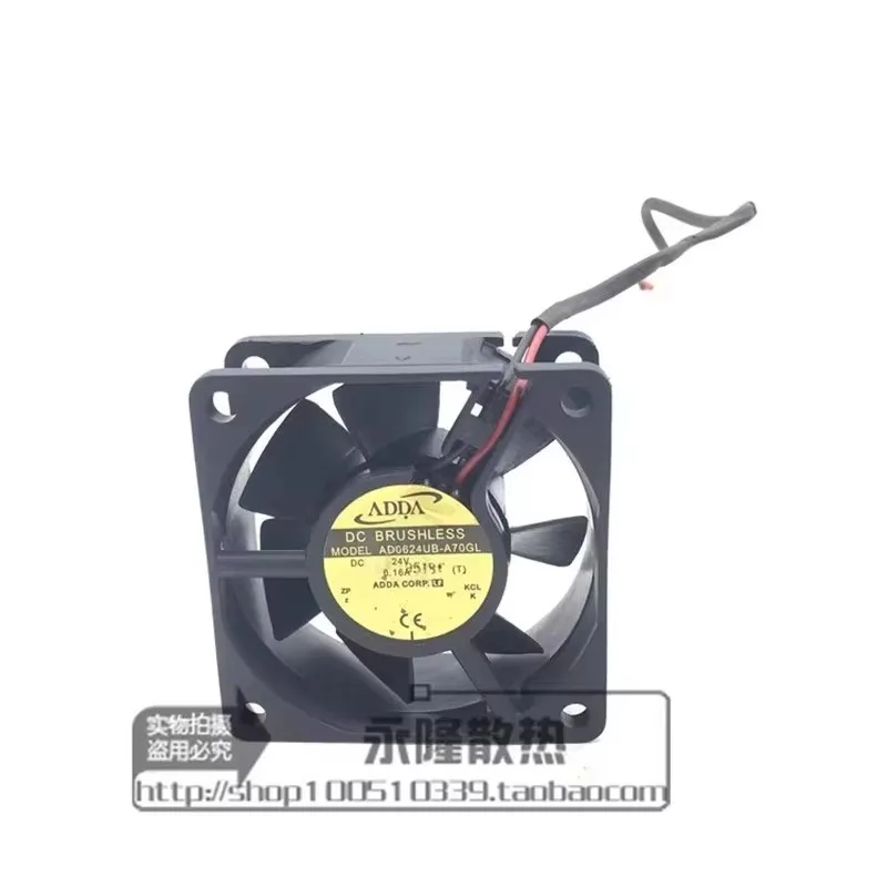 

Original AD0624UB-A70GL 24V 0.16A 6CM 60 * 60 * 25MM elevator frequency converter Cooling fan