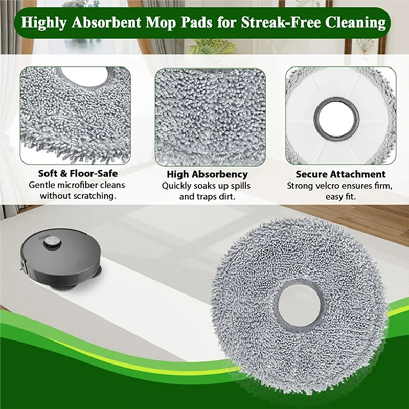 فرشاة UNCL Tricut لنماذج المكنسة الكهربائية Dreame: X40 Ultra، X30 Ultra، L30 Ultra، L10s Ultra، L20 Ultra، L10s Pro Ultra، L40 U