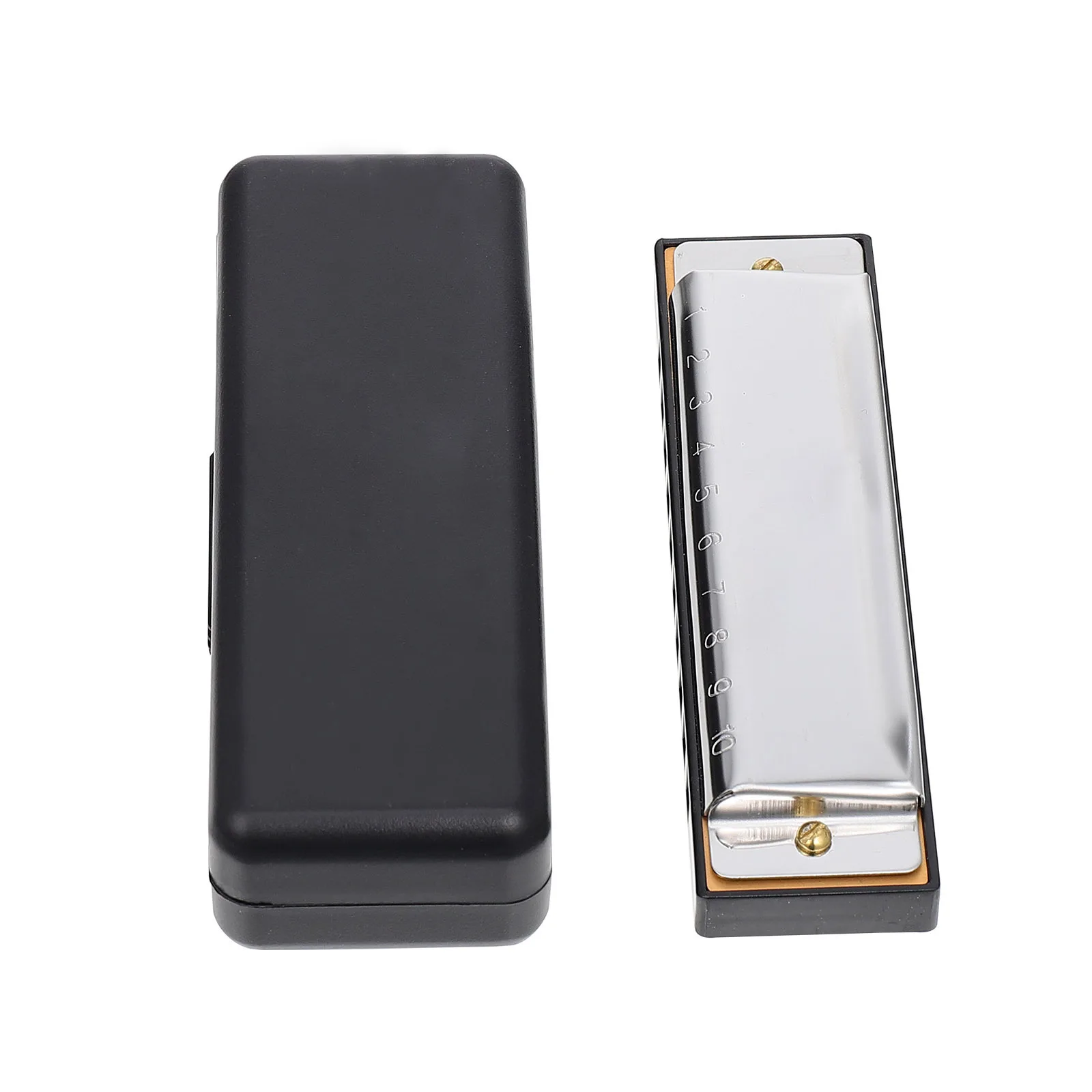 

1 pc 10-Hole 20-Tone Harmonica Instrument For Kids Gift Music Lover Blues Portable Metal Harmonica Creative Musical Tool Perfect