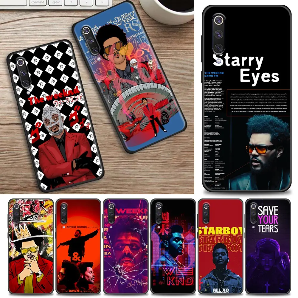 Singer The Weeknd Minimalist Poster Phone Case For Xiaomi 14 13 12 12T 11 11T 10T POCO M6 M5 M4 M3 X5 X4 X3 F6 F5 F4 F3 TPU Case