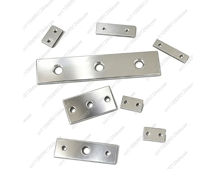 

10PCS 304 stainless steel perforated square nut connector assembly with metal sheet M4