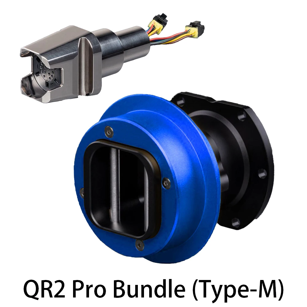 In Stock Simube QR2 Bundle (Type-M) Quick Release for Fanatec QR2 Wheel-Side & QR2 Base-Side (Type M)