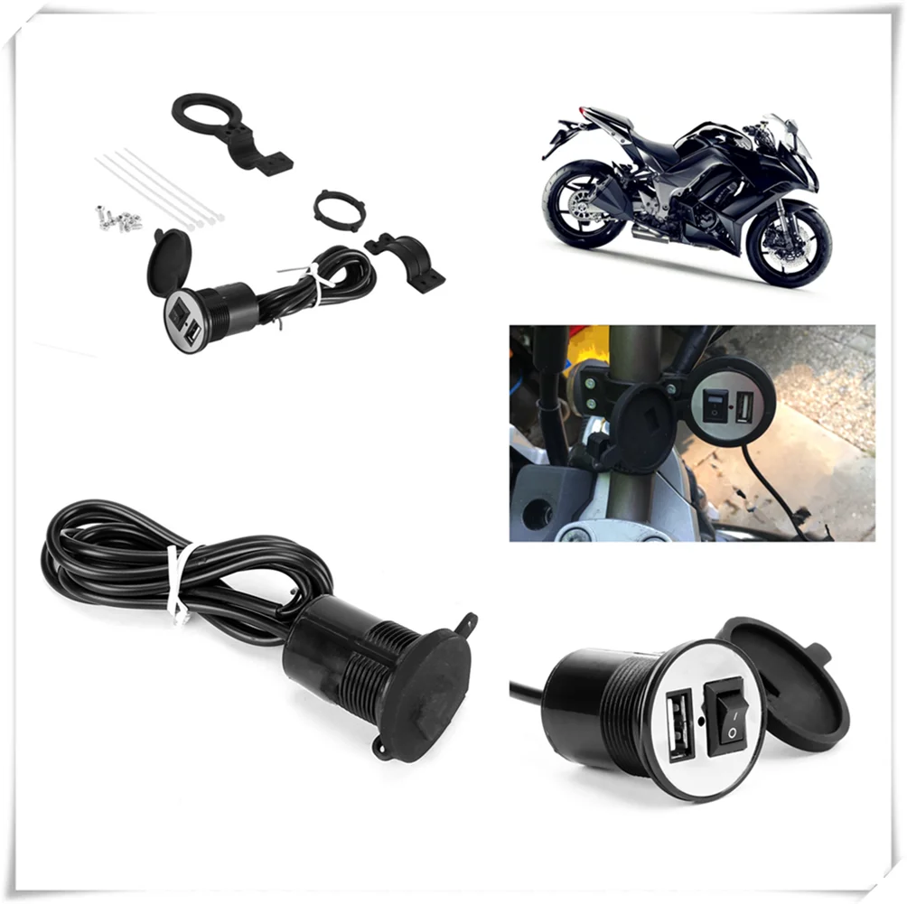 Car and motorcycle voltage adapter USB charger power socket for SUZUKI GSXR750 GSXR1000 GSXR600 GSXR750 GSX-S1000 F AB