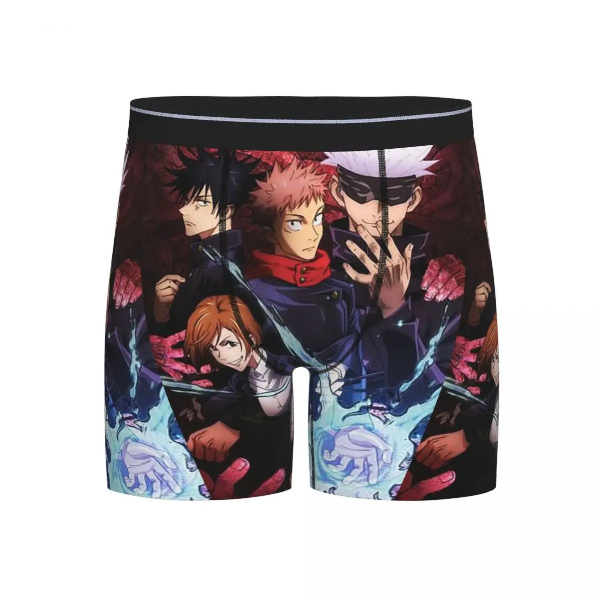 

Long Boxer Underpants Shorts Megumi Besto Friendo Jujutsu Kaisen Sukuna Anime Panties Men Ventilate Underwear for Homme Man