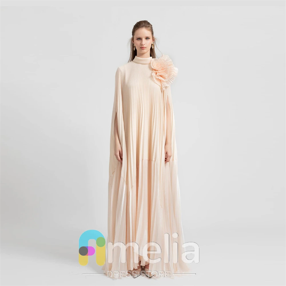 Amelia robes de soirée élégantes femme col rond Dirlls longues robes de bal de soirée pour les Occasions spéciales robes formelles pour dubaï 2024