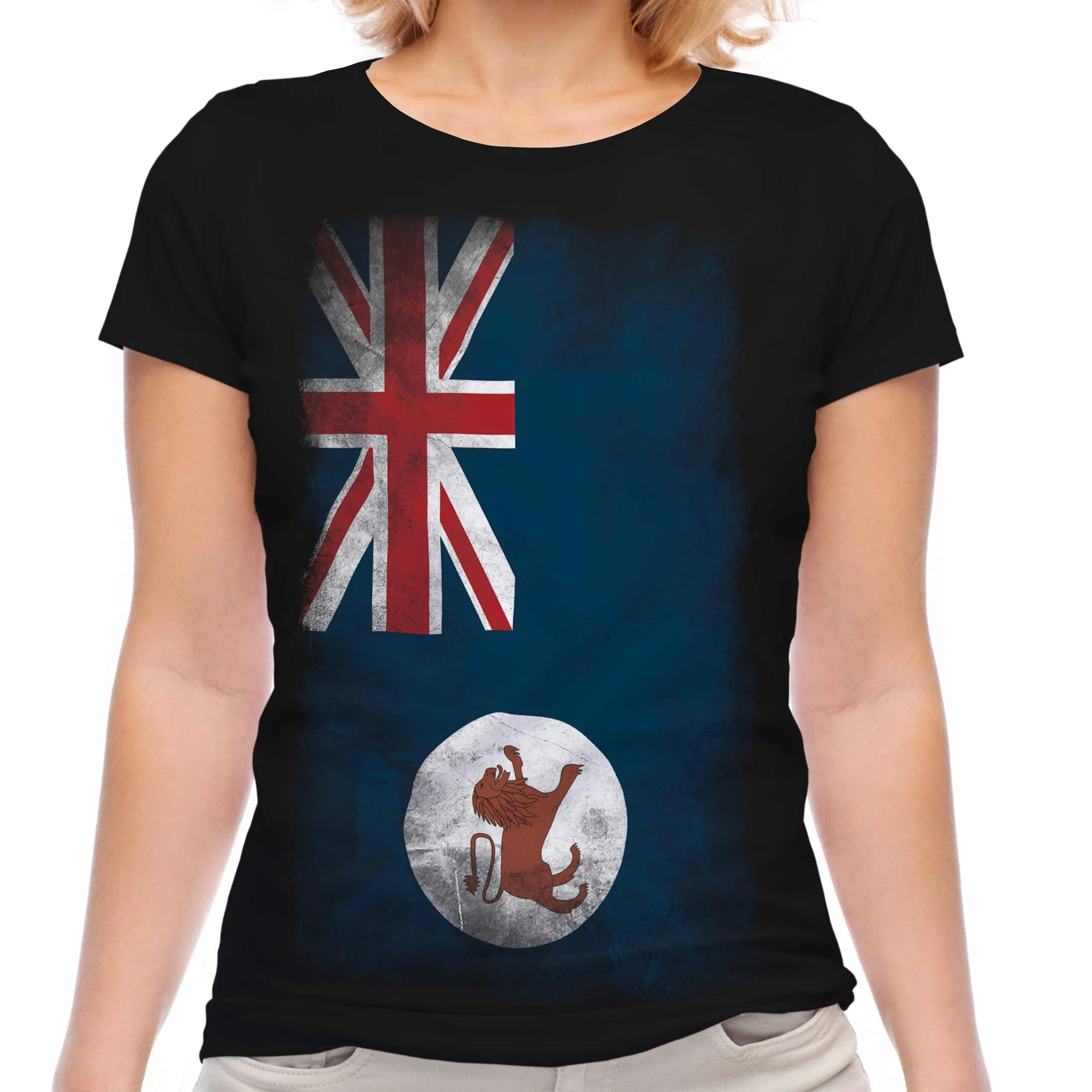 Женская футболка с флагом Тасмании, хлопковые футболки с короткими рукавами, рубашка большого размера, женские спортивные топы из джерси, футболка Y2k, летняя одежда