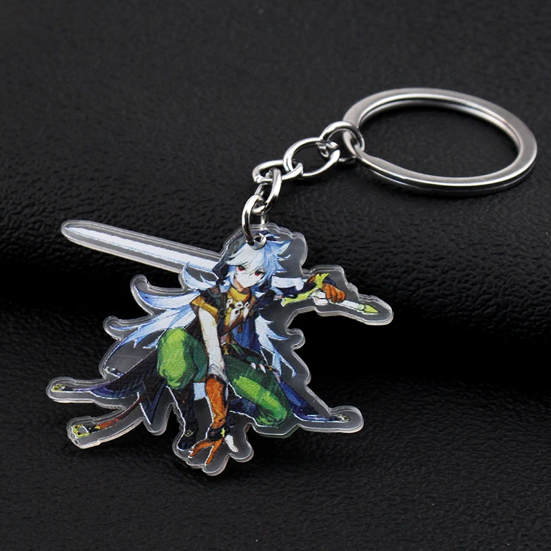 Genshin Impact Exquisite Character Pendant Yae Miko XIAO Arataki Itto Key Chain Small Birthday Present Friend Keychain Purse