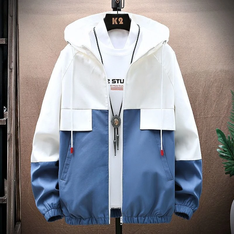 2023 Spring Autumn New Loose Casual Comfortable Coat Thin 3-piece Suits Men Fashion Youth Trend Students Match Cargo Jacket