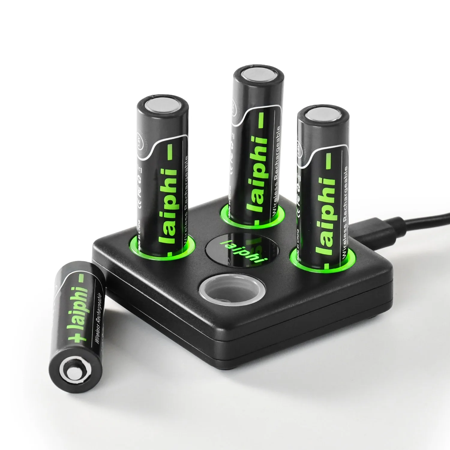 Laiphi 1.5V AAA بطارية قابلة للشحن، شاحن بطاريات ليثيوم AAA بالجملة، مصباح يدوي، مروحة، آلة ألعاب، ماوس