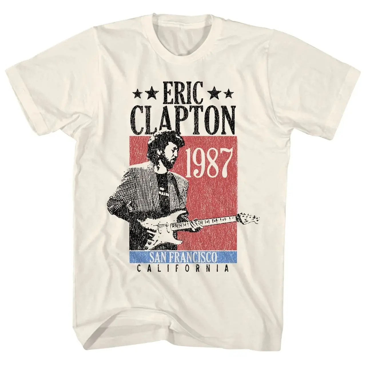Camiseta Vintage de Rock Eric Clapton Blackie Tour 2008, Camiseta de Banda, Camiseta de Música Rock, Camiseta Informal Holgada de Algodón, Ropa de Verano