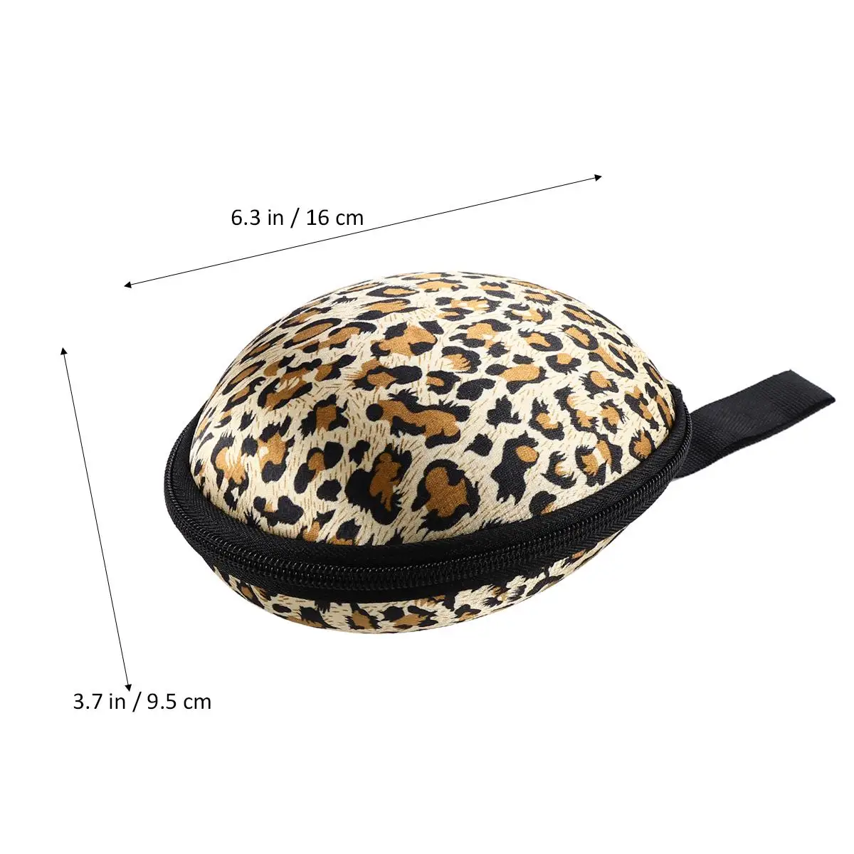 

Leopard Print Storage Bag Invisible Bra Small Zippered Case Lingerie Travel Washing Machine