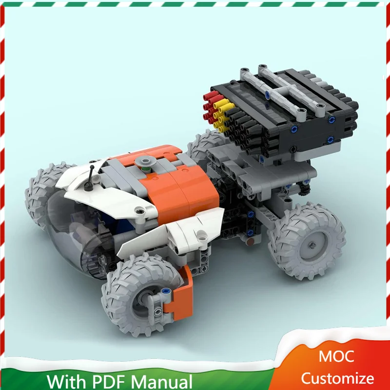 

580 шт. Moc High Tech City Роскошная ракетная установка Модель Строительные блоки Технология Сборка Кирпичи Игрушки «сделай сам» Детский подарок на день рождения