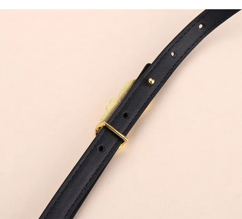 Damen-Gürtel aus Rindsleder, Vielseitiger Minimalistischer Hosen-Gürtel, Eleganter Taillengürtel, Hochwertiger Weißer Seilknoten, Nischen-Stil – Detail 13