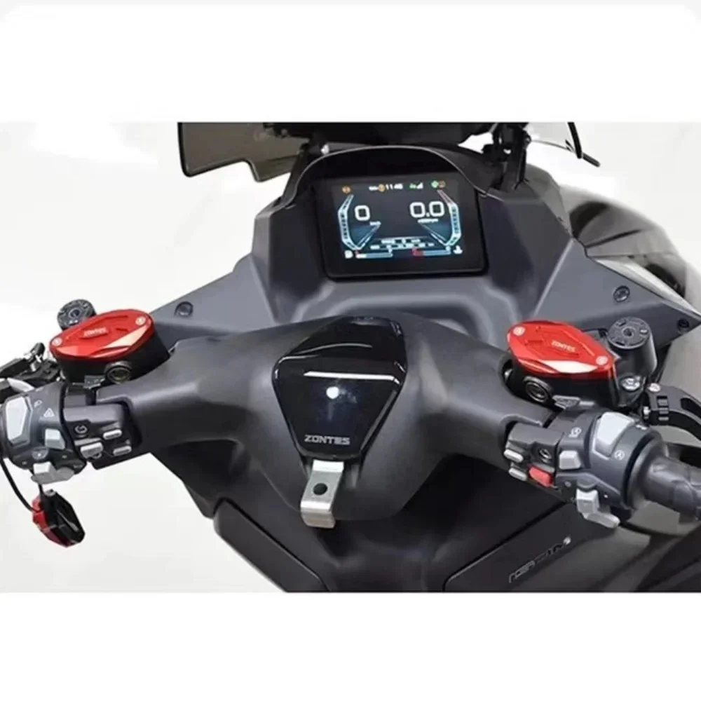 オートバイは ZONTES 350D 350 D D350 350E 350M 350 M/E のアッパーブレーキポンプとフロントオイルポットの装飾カバーを再装着します