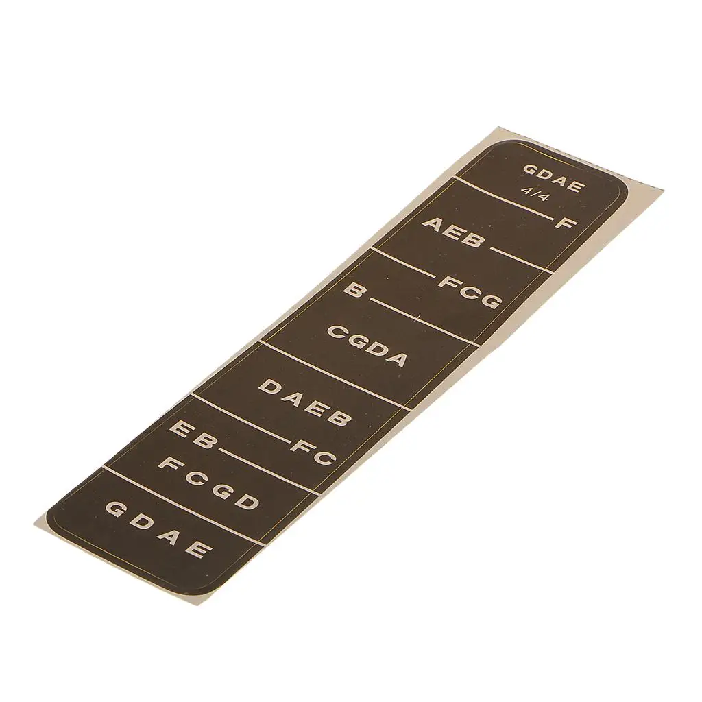 4/4 Violin Black Note Inlay Marker Fretboard Finger Position Guide Sticker