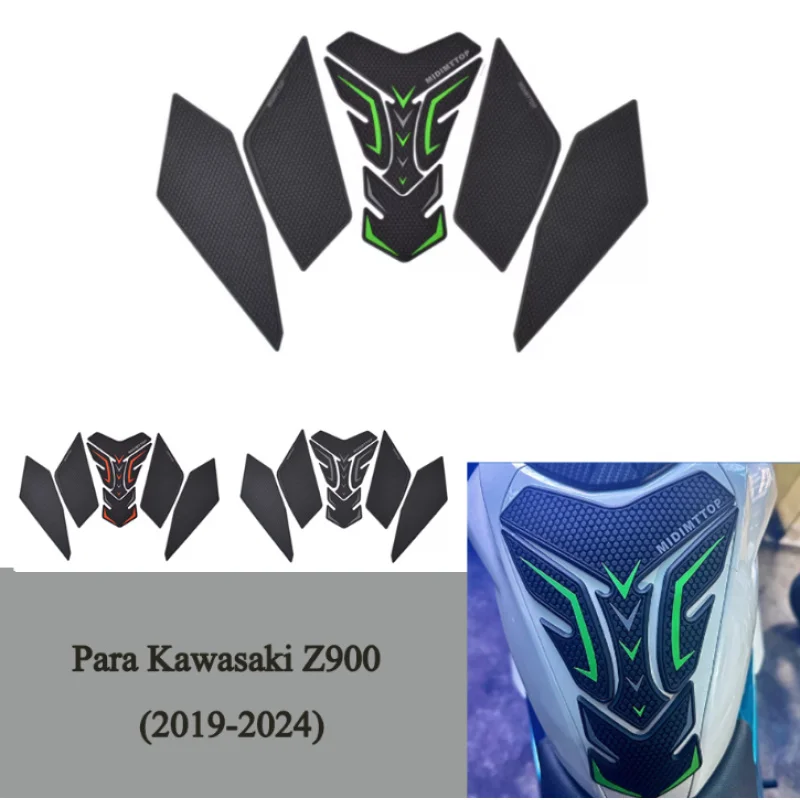 

For Kawasaki Z 900 2019-2024 For Z900 Gas Protector Tank Pad Stickers Scratch-Resistant Protection Adhesive Accessory for Motorc