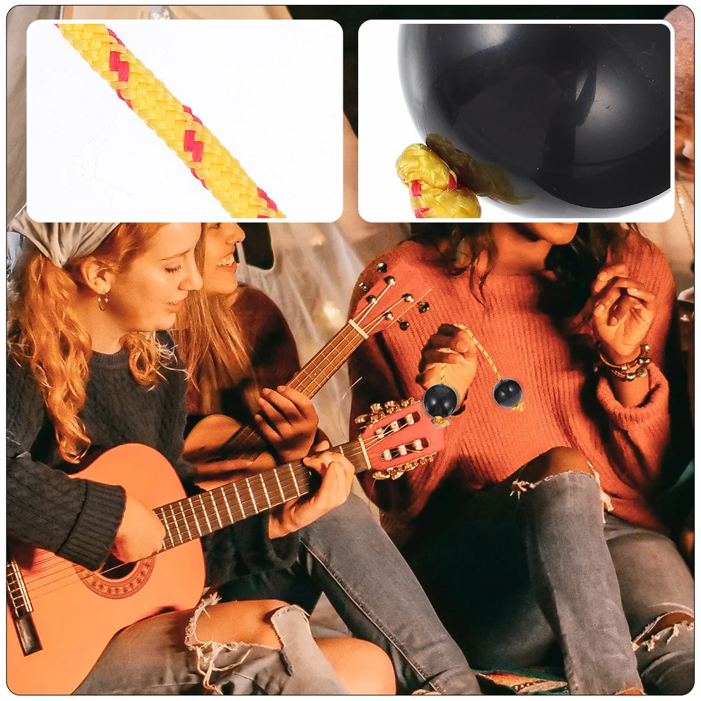 

2Pcs Rhythm African Shaker Kids Music Plaything Smooth Edges Safe Material Hand Eye Coordination Training Auditory Development