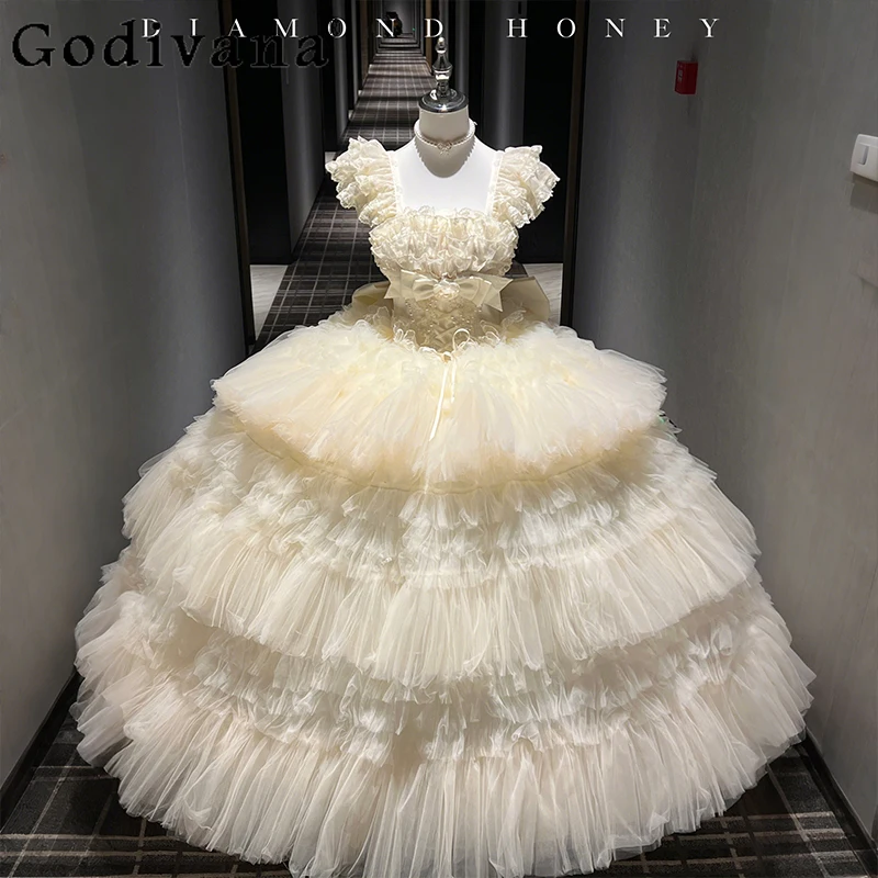 

Women's Exquisite Gentle Wedding Dress New 2025 Ladies Slim Fit Sweet Heavy Industry Prom Evening Dress Adult Ceremony Long Gown