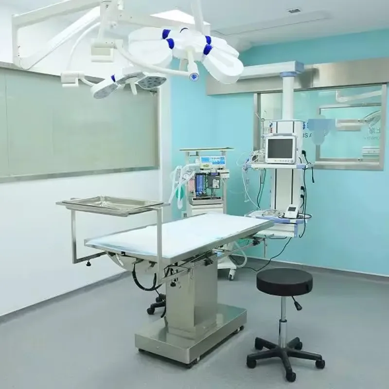 Pet Hospital Clinic Stainless Steel 304 Electric Lifting Animal Operation Portable Vet Operating Veterinary Surgery Table