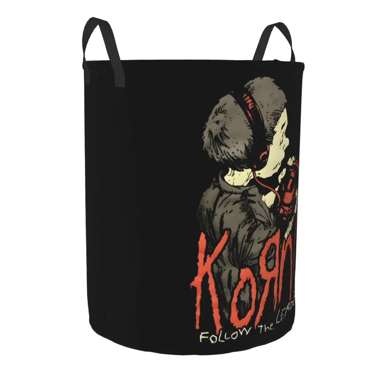 Custom Korns Heavy Metal Music Hard Rock Roll Laundry Hamper Large Storage Basket Band Kids Nursery Toy Organizer