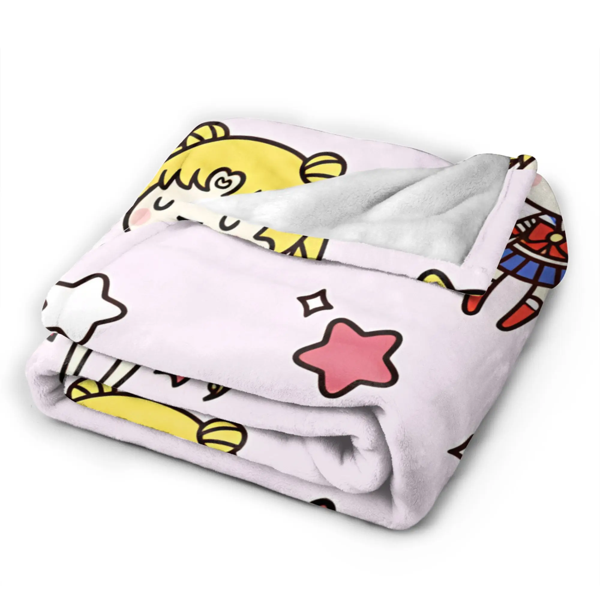 Sailor Moons  Blankets  Warm Funny Plush Bedding Throws For Girls Boys Couch Chair Flannel Bedspread Bed Cover