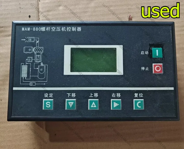 Accessories 1pcs mam-880 screw air compressor controller, model ck696m001-1, 16-28v power supply, 50/60hz, 5w