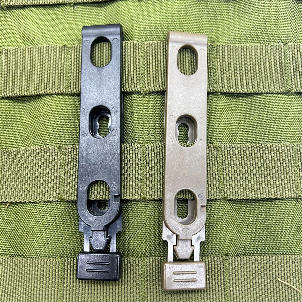 1pair Molle Clips Tactical Molle Attachment for Universal Knife Sheath Magazine Pouch Back Clips Clamp Outoor Tool Accessory