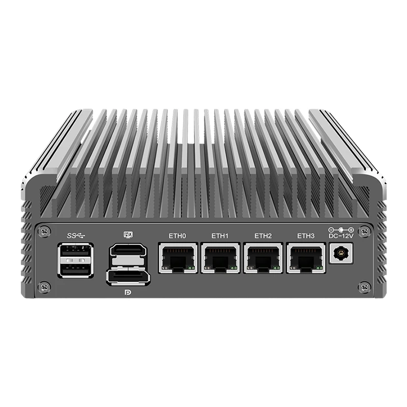 토포튼 팬리스 방화벽 미니 PC 인텔 코어 i3 N305 N100 DDR5 2xM.2 NVMe 4x i226-V 2.5G LAN 8xUSB 산업용 컴퓨터 NAS 서버 썸네일 5