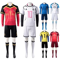 Blue Lock Anime Cosplay Costume Isagi Bachira Chigiri Nagi Rin Sae Itoshi Kaiser Reo Hiori Barou Shidou Niko Yukimiya Jersey Set