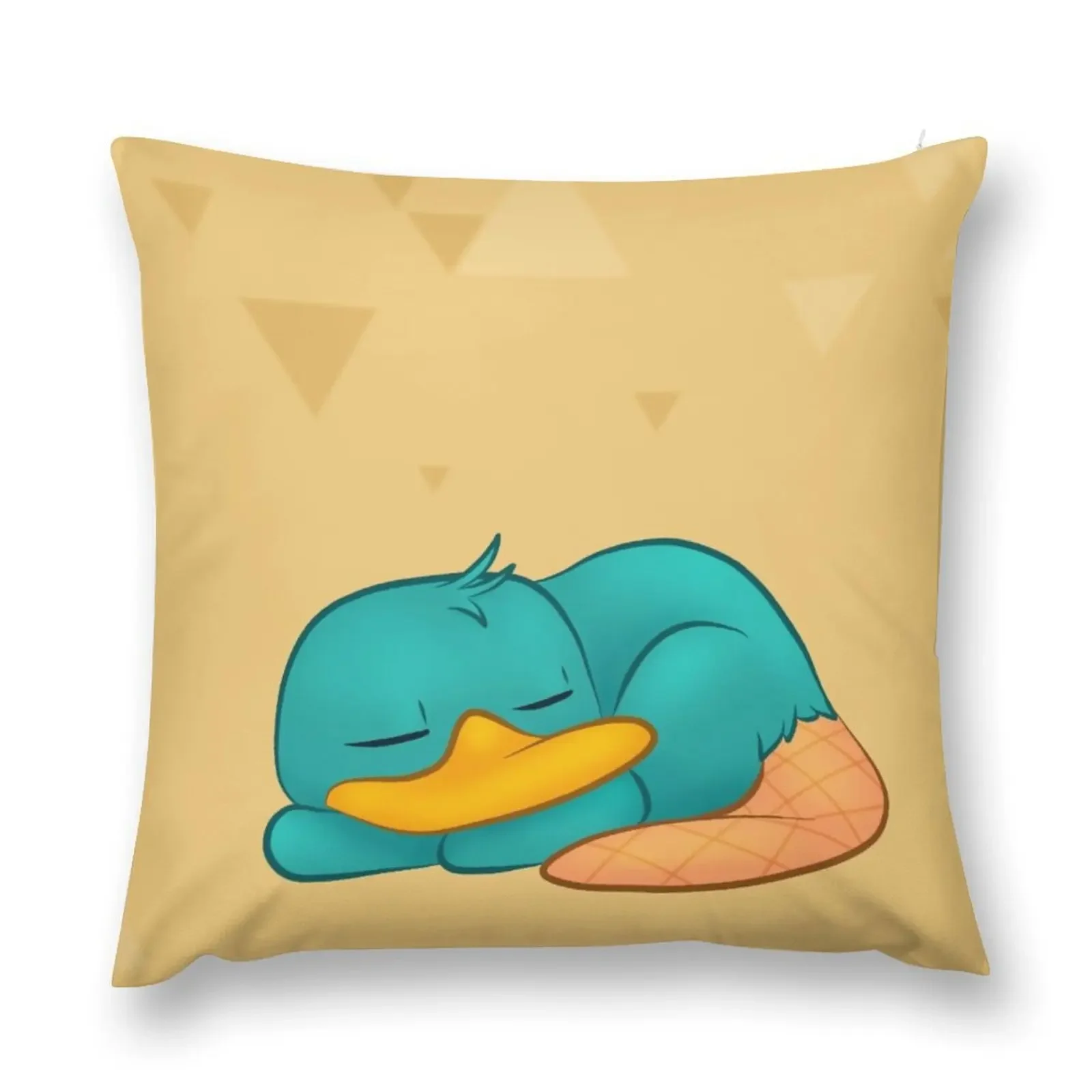 The Napping Little Platypus Throw Pillow Sofa Pillow Cover Cushion Child pillow