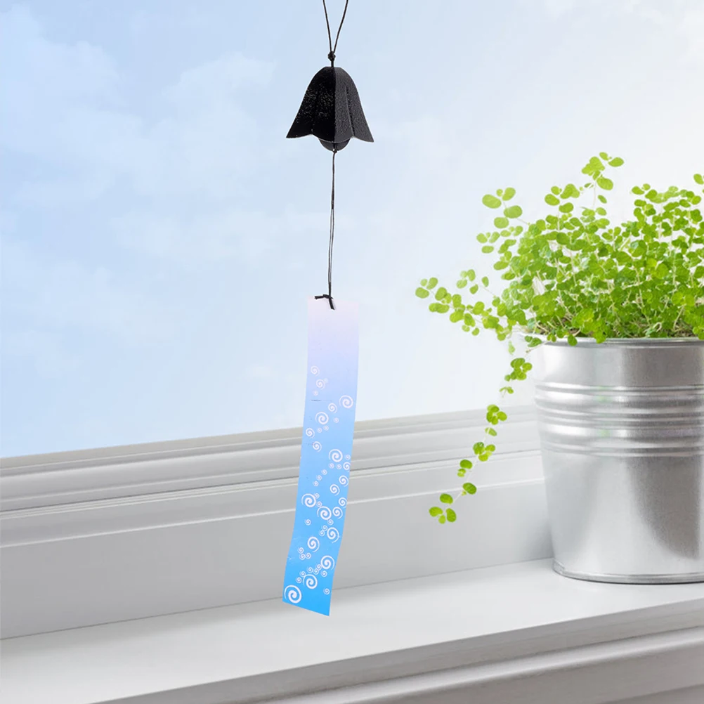 

4pcs Cast Iron Retro Flower Wind Chimes Japanese Style Durable Outdoor Garden Hanging Decor For Home Wedding Balcony Window