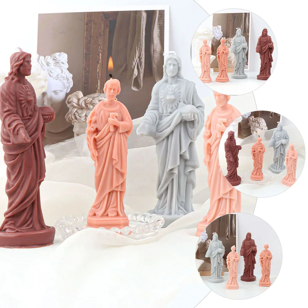 

Jesus C Mold Silicone Soap Making Mold Unique Pots Plants Crafts DIY Resin Molds Wax Gypsum Epoxy Concrete Elegant Shaped H