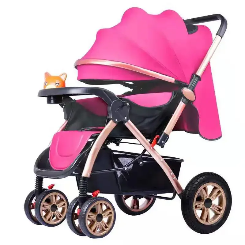 Fabrycznie oryginalny luksusowy wózek dziecięcy Winter Edition Kinderwagen 2 w 1 wózek spacerowy, dwustronne siedzisko, wózek dziecięcy Premium