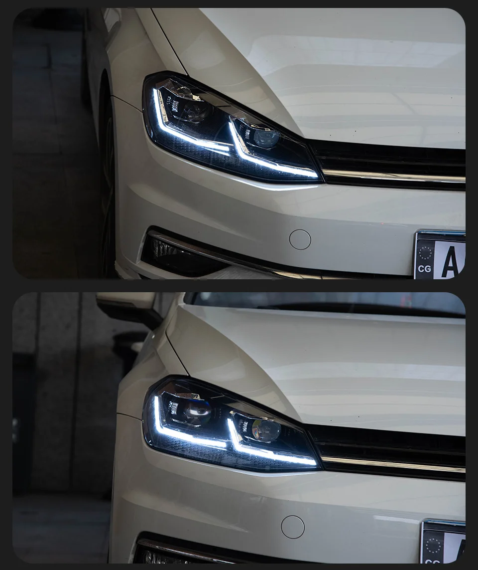 Suit for 2018-2020 model year Volkswagen Golf 7.5  R-line LED headlight turning lights