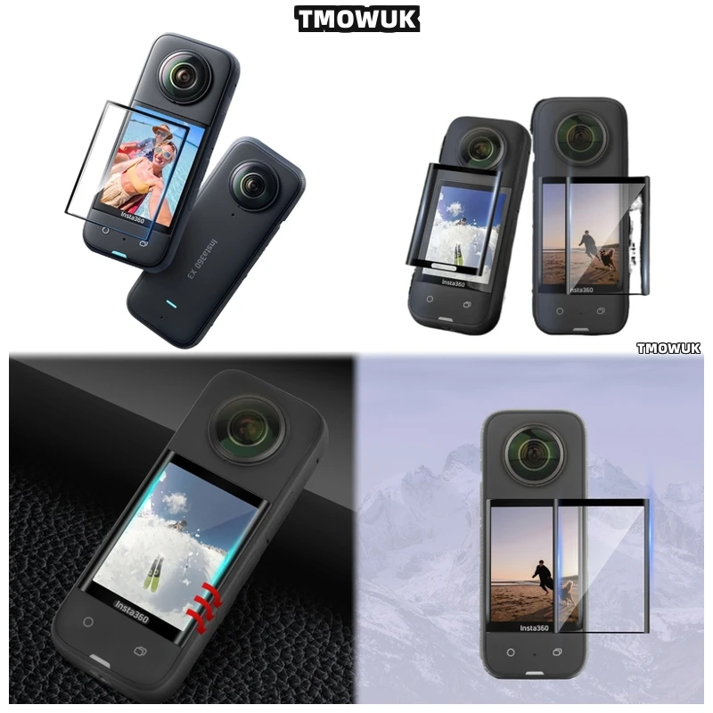 

Anti - Scratch PMMA Screen Film For Insta360 X3 X4 X5 GPS 3D Curved Flexible Full Cover Protection
