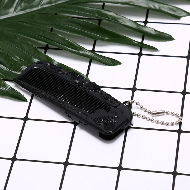 หวีแปรงหวีผมแบบพกพาหวีนวดแบบพับได้หวีเก้าอี้ป้องกันไฟฟ้าสถิตย์