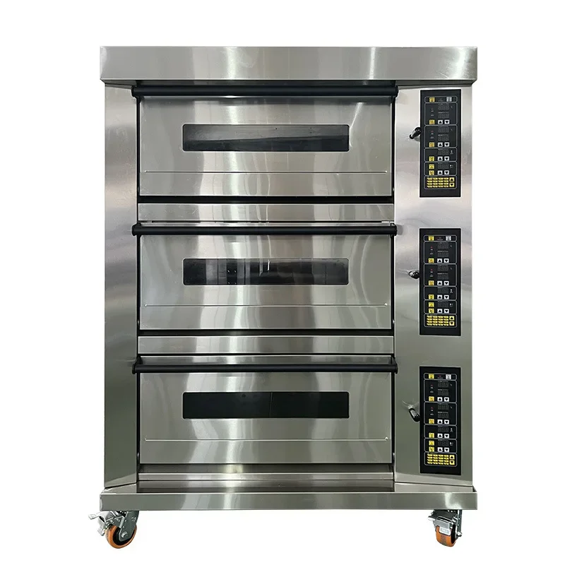 Layer furnace electric oven, commercial professional, luxury high-end three-layer six-plate baked chicken bread cake baking