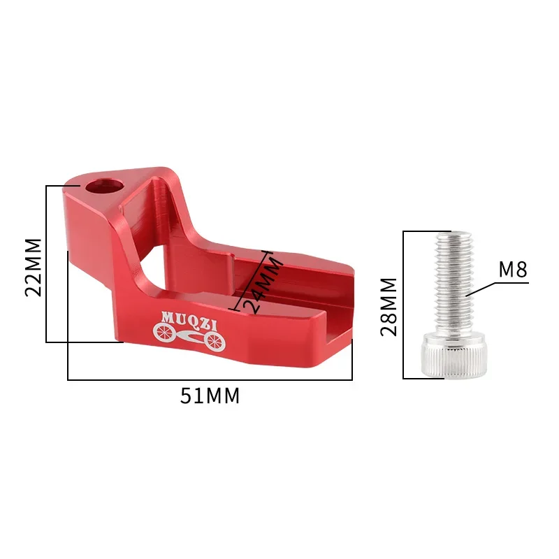 MUQZI Brake Caliper Extension 451 To 406 Adapter Folding Bicycle 20 Inch Frame Brake Caliper Extender