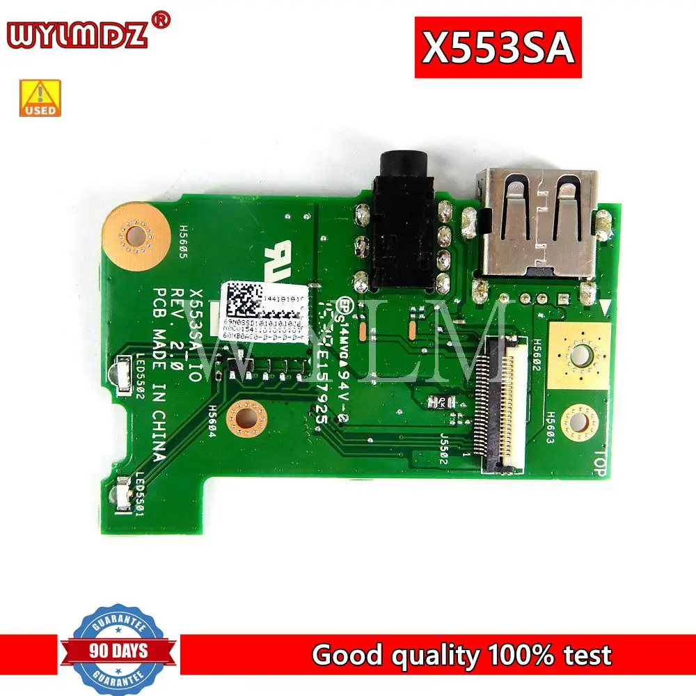 X553SA IO board REV 2.0 For Asus X453S X553SA X403S F403S F453S K453S X453 X553S X553M USB AUDIO BOARD IO board Test well