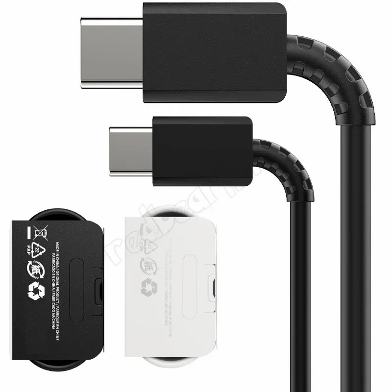 2Pcs  For Samsung S21 S20 Plus Cable Fast Charge Type C To Type C PD Quick Charging Cable Wire For Galaxy A71 A72 A82 Note 20 wh