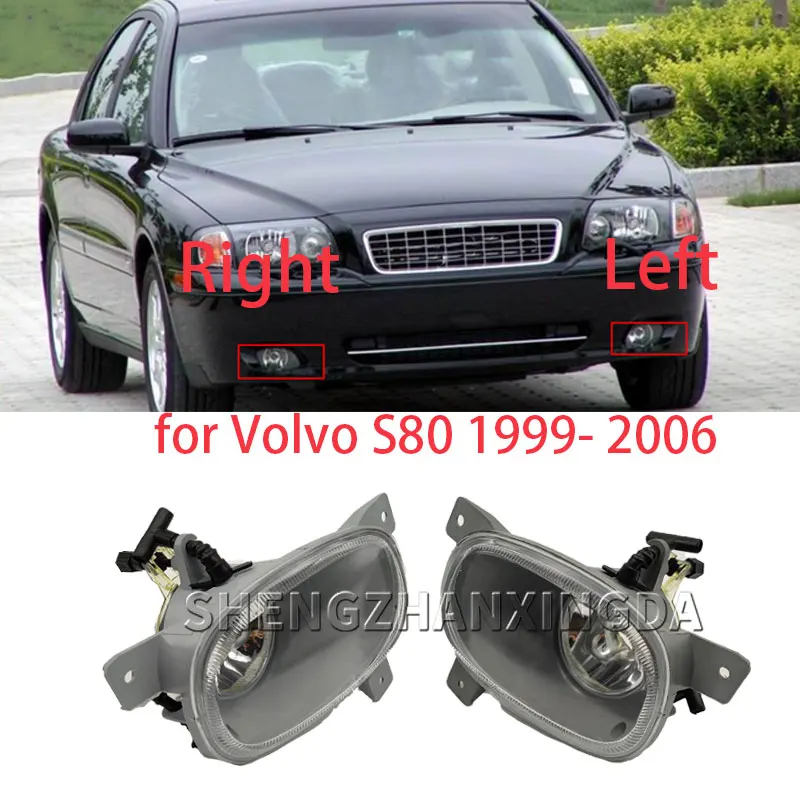 

Suitable for Volvo S80 1999 2000 20001 2002 2003 2004 2005 2006 Fog Light Car Fog Light Car Modeling Front Bumper Grille Driving Fog Light Assembly 8620224 8620225