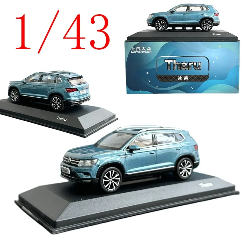 

Литая под давлением модель Saic Volkswagen из сплава в масштабе 1/43 Saic Volkswagen Tharu SUV, игровые транспортные средства, игрушки для мальчиков, подарок, оригинальная коробка