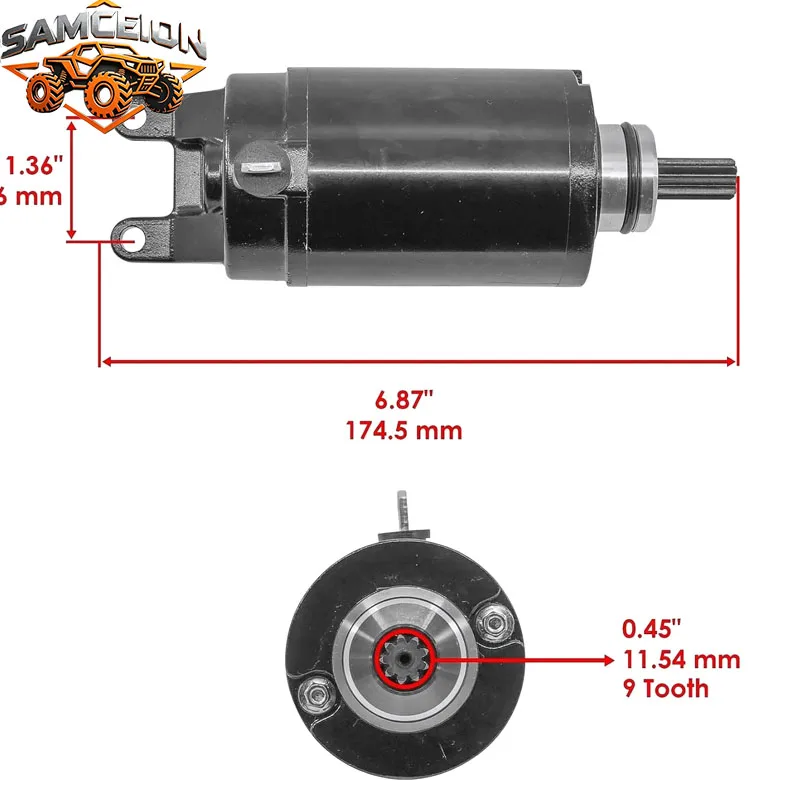 High Quality Motorcycle Starter Motor For Triumph Tiger 800 XC XCA XCA XR XRT 2016-2019,Quad Parts P/N:T1313333