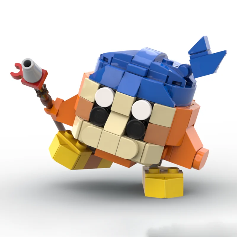 172 قطعة MOC وادل دي باندانا والعتاد ألعاب الفيديو اكسسوارات نموذج اللبنات الهندسة المعمارية هدايا عيد الميلاد اللعب الطوب