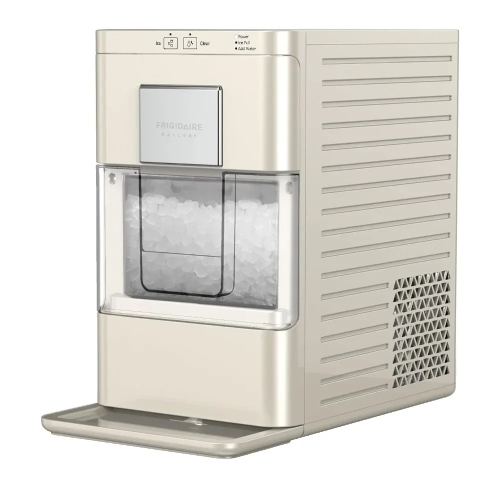 Nugget Ice Maker, Countertop Ice Machine with Transparent Window, Sonic Maker with 44 lbs. Capacity, Auto Self Cleaning Machine