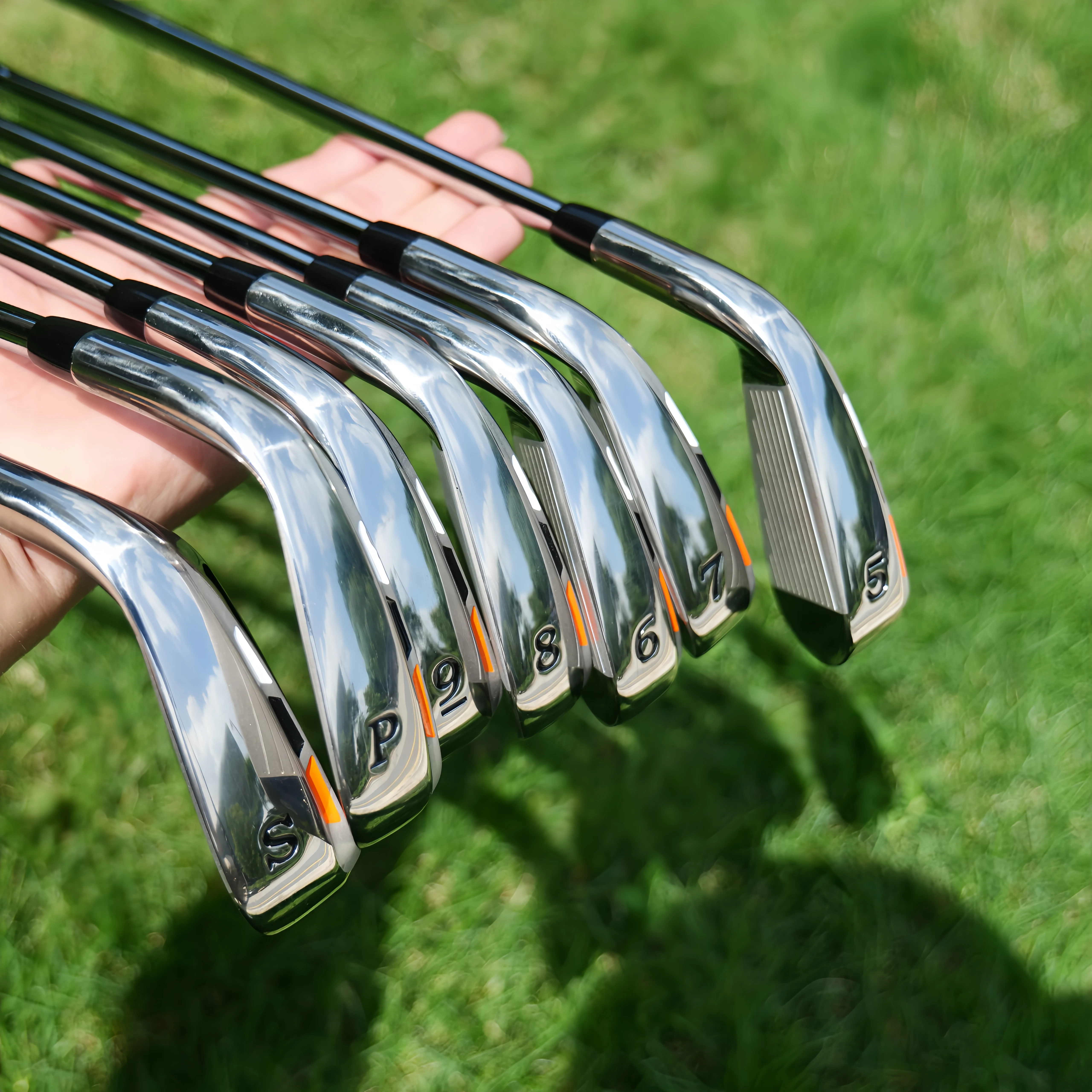 Lashonda Complete 7PCS Golf Iron Set 5-S High Forgiveness Cavity Back Irons 105g Steel Shaft R/S Flex