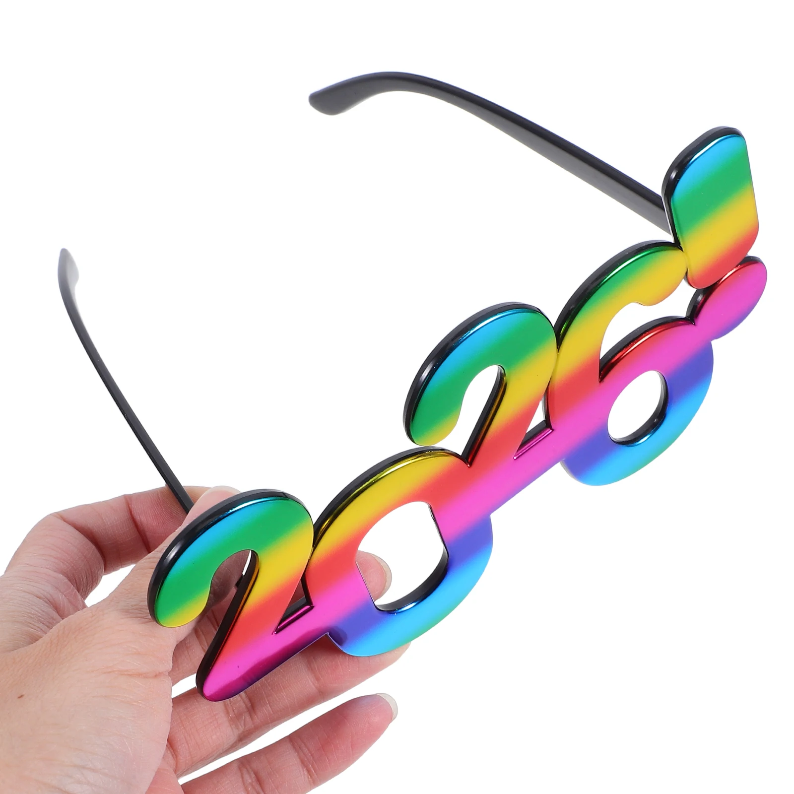 

6 Pcs Class Of 2026 Photo Prop New Year Glasses 2026 Glitter Eyewear Sunglasses For Graduation Xmas New Years Party Decoration