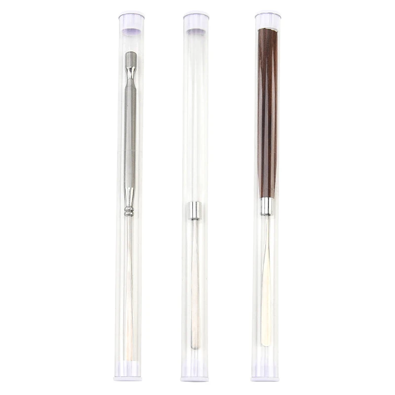 1Pcs Spatula Nail Sticks Toner Stainless Steel Nail Art Stirring Rod Cream Foundation Tool Makeup Accessories