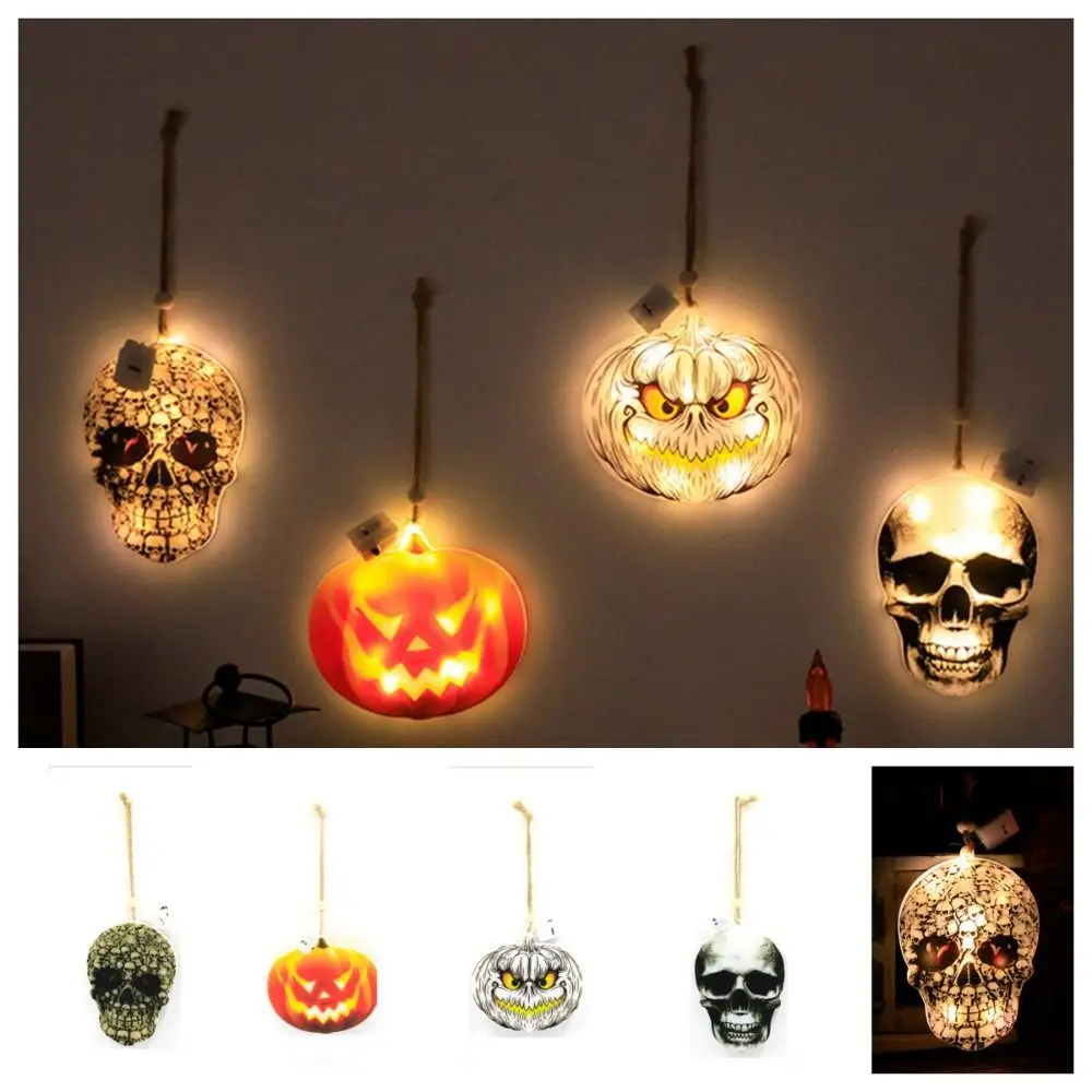 

Colorful Devil Halloween Lantern String Ghost Pumpkin Ghost Festival Lantern String Skull Head with Lights Halloween Decorations